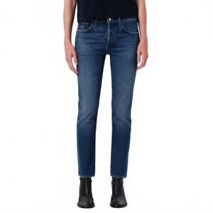 NEW AGOLDE cocktail slim ankle jeans in outline